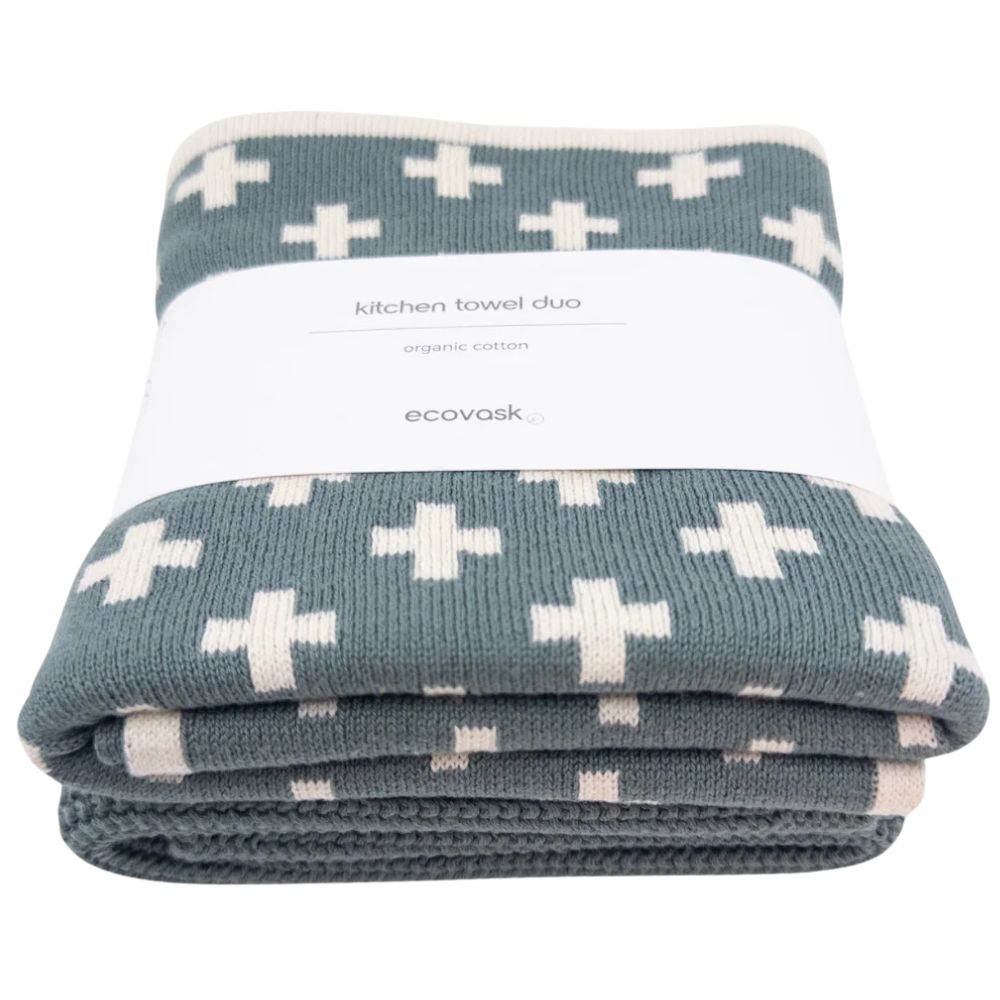 Ecovask Kitchen Towel Duo Organic Cotton