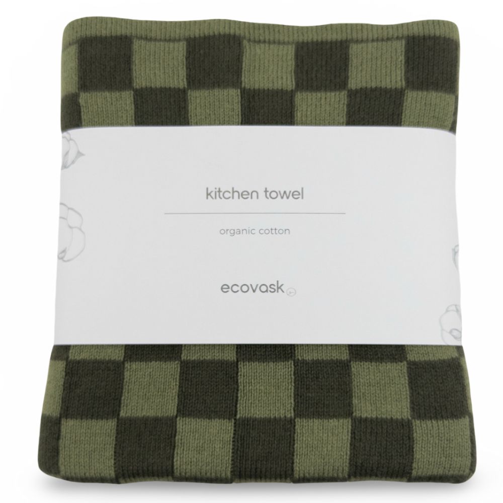 Ecovask Kitchen Towel Single Organic Cotton