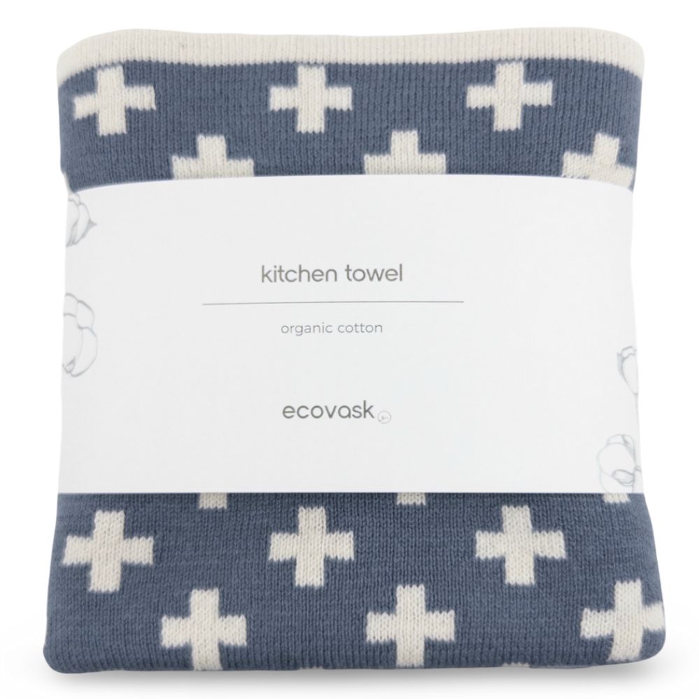 Ecovask Kitchen Towel Single Organic Cotton