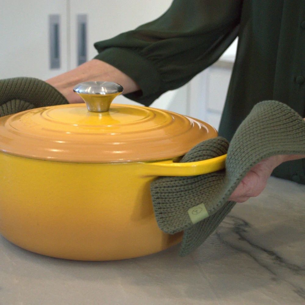 Ecovask Pot Holders Two Pack Organic Cotton