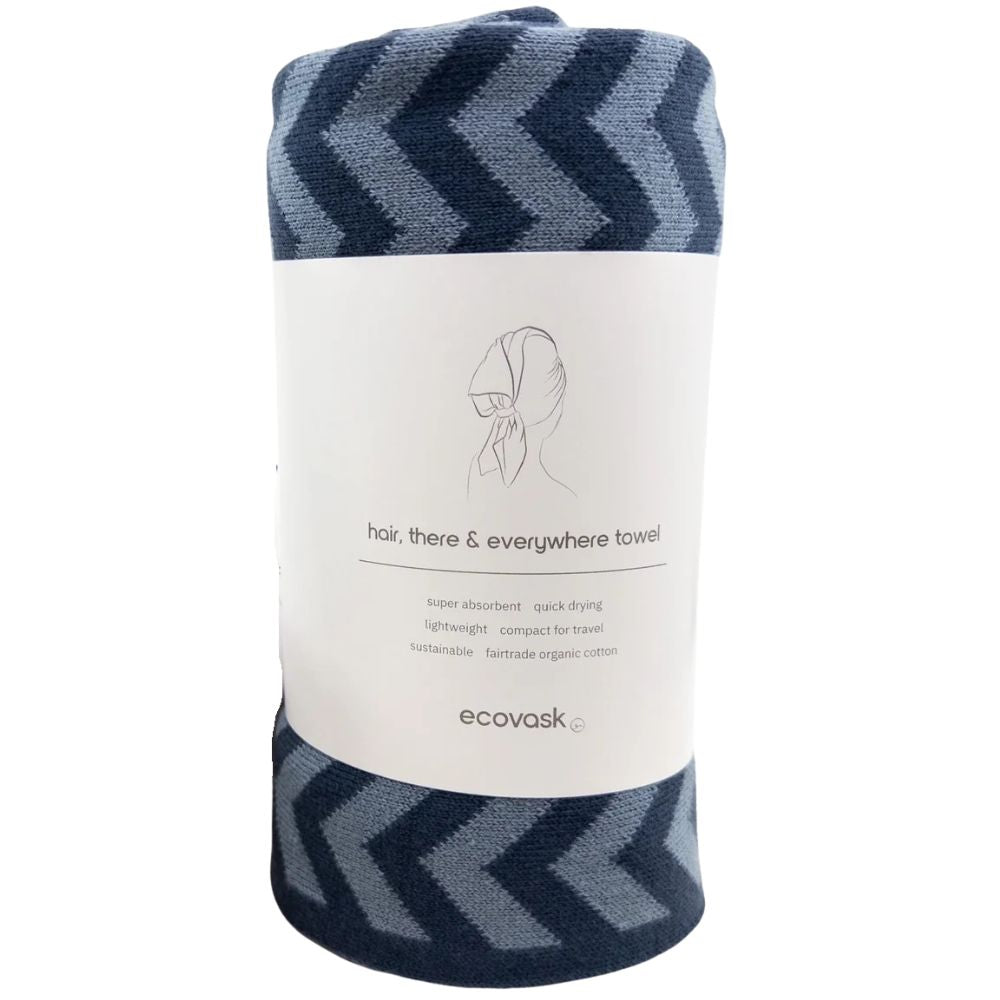 Ecovask Travel Towel & Hair Wrap - Organic Cotton