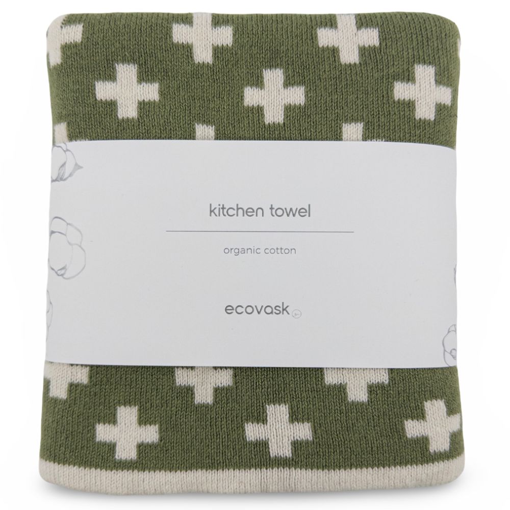 Ecovask Kitchen Towel Single Organic Cotton