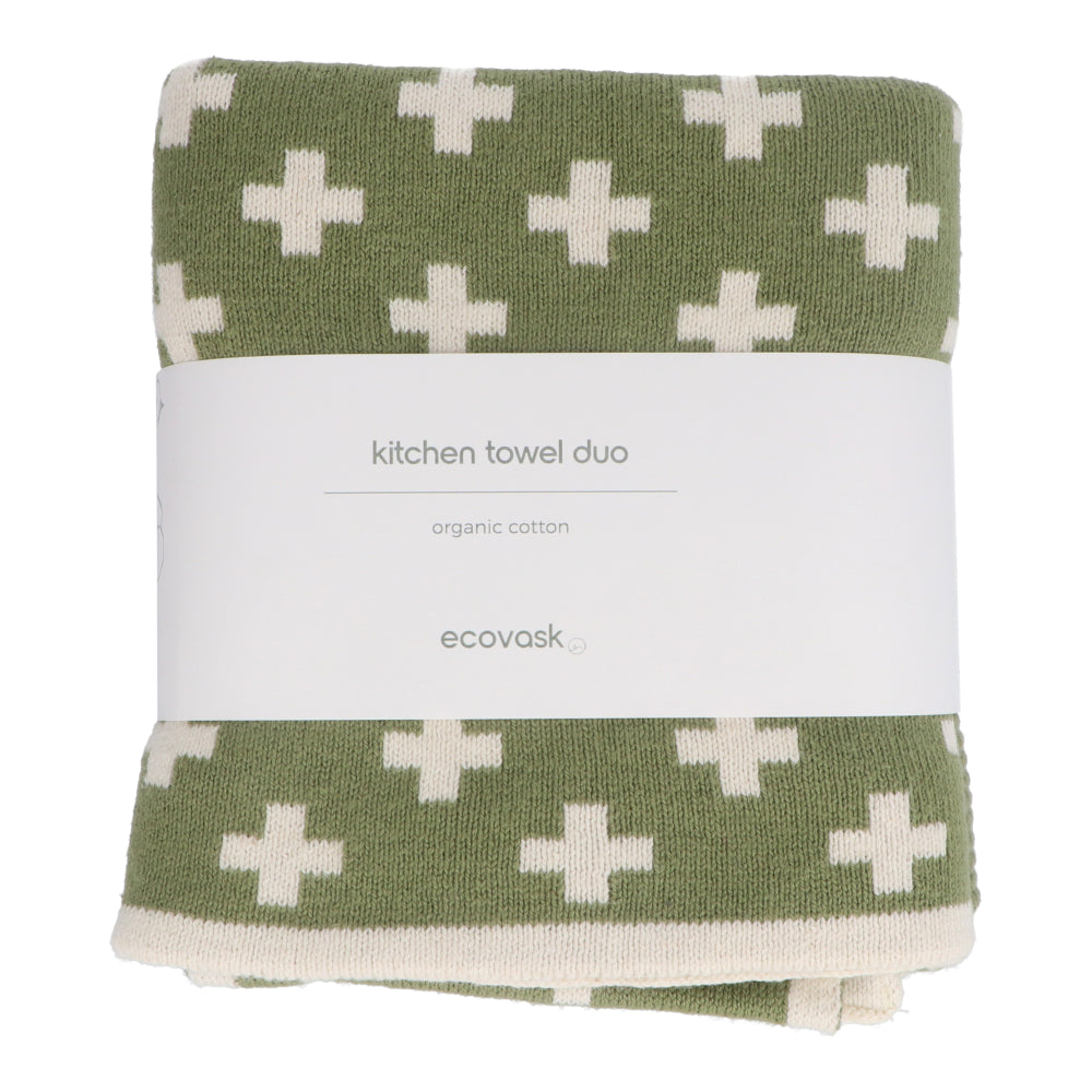Ecovask Kitchen Towel Duo Organic Cotton
