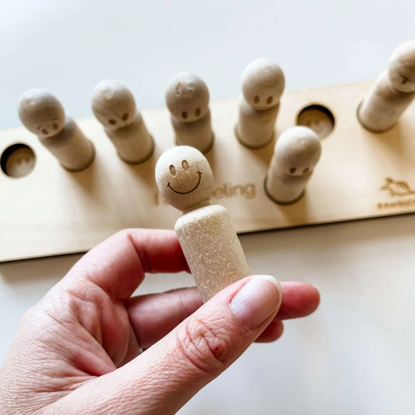 Bandicute Wooden Emotions Peg Dolls