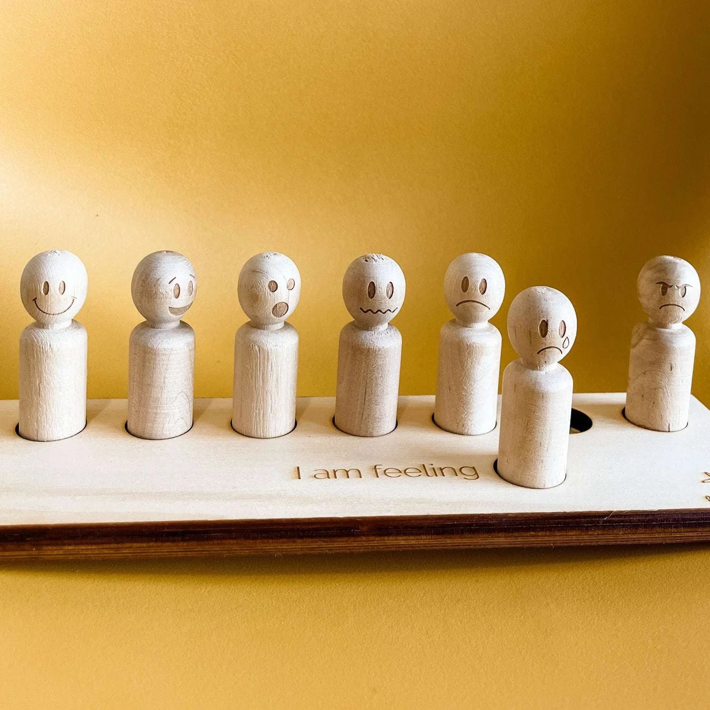 Bandicute Wooden Emotions Peg Dolls