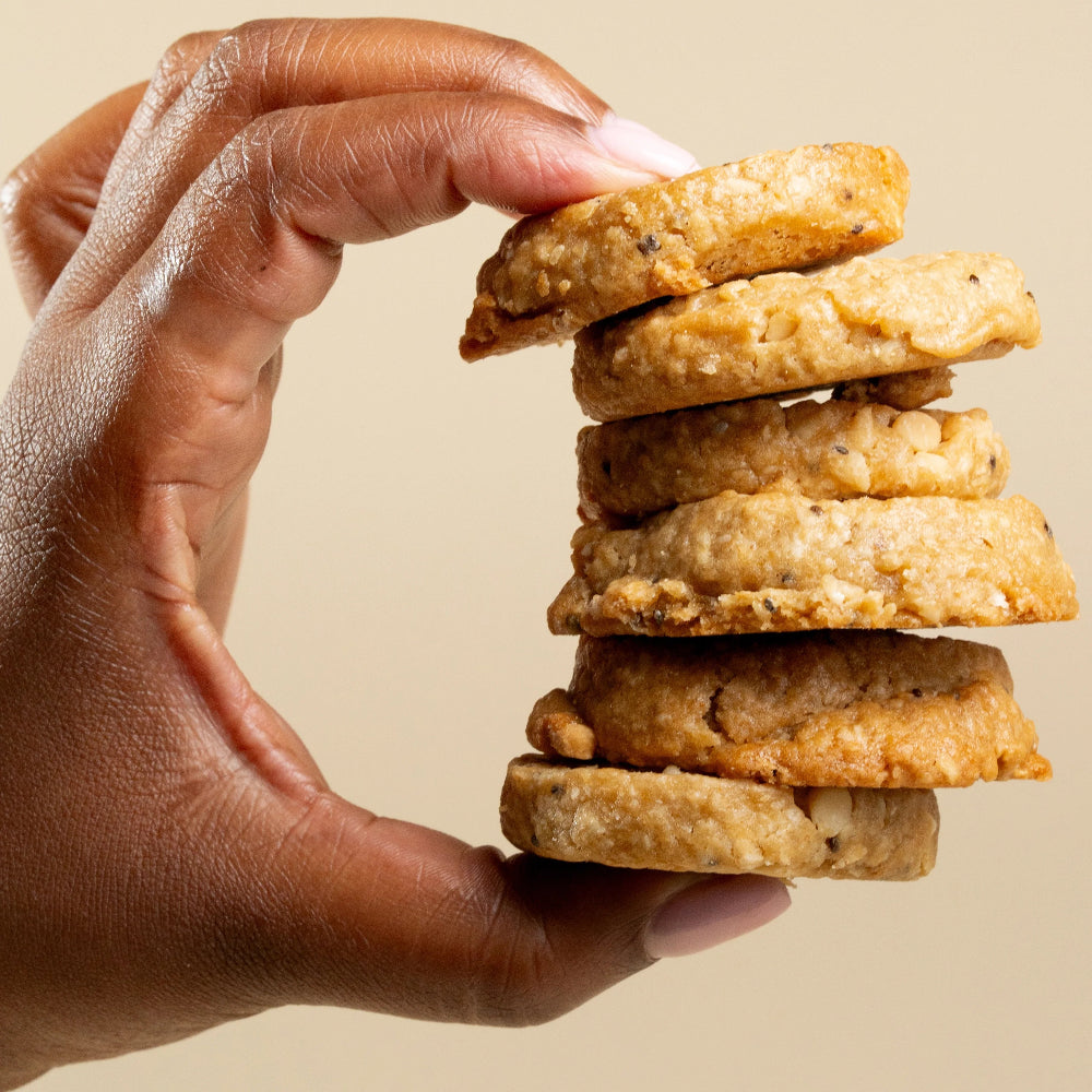 Franjos Kitchen Lactation Cookies Mama Biscuits - Raspberry & White Chocolate (New Chewy Formula)