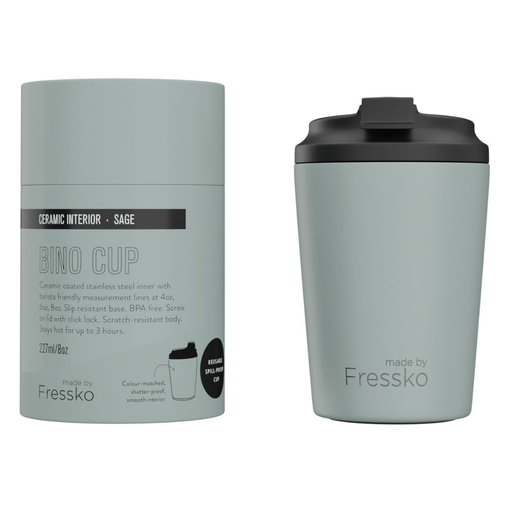 Fressko Reusable Cup CERAMIC LINED 8oz