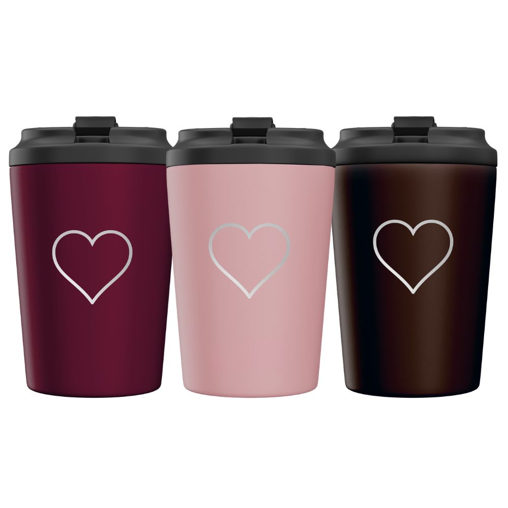 Fressko Reusable Cup Ceramic Lined 12oz - Mother's Day Heart