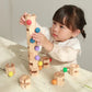 Geni Toys Wooden Connectable Chain Cobit - 6 Pieces