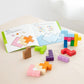 Geni Toys Wooden Cubic Creation Puzzle Blocks