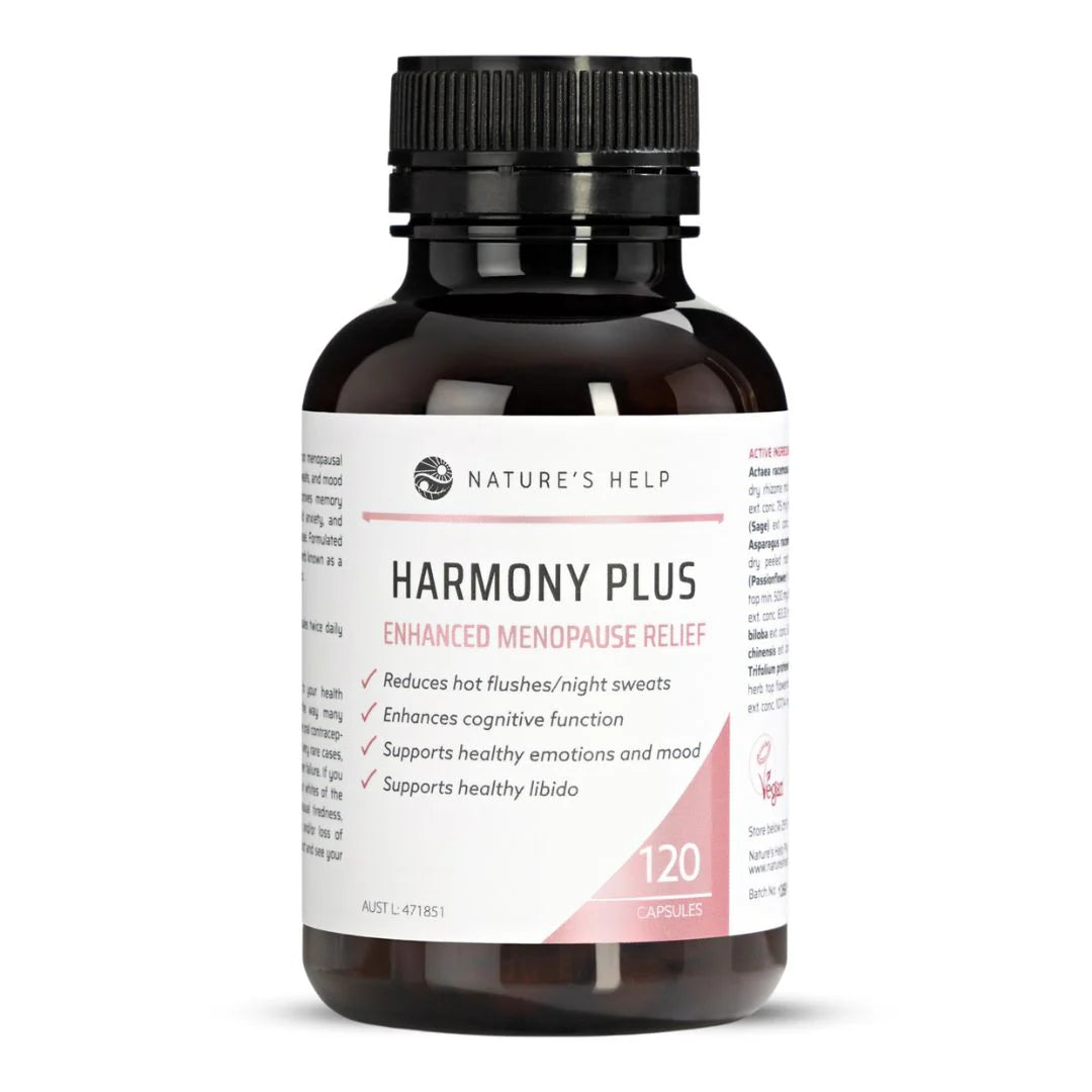 Nature's Help Harmony Plus Enhanced Menopause Relief 120 caps