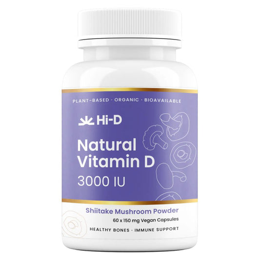 Hi-D Natural Vitamin D 3000 IU 60 Caps