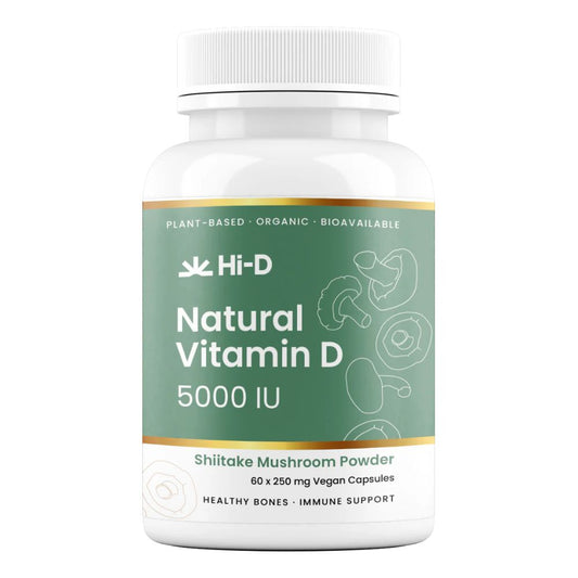 Hi-D Natural Vitamin D 5000 IU 60 Caps
