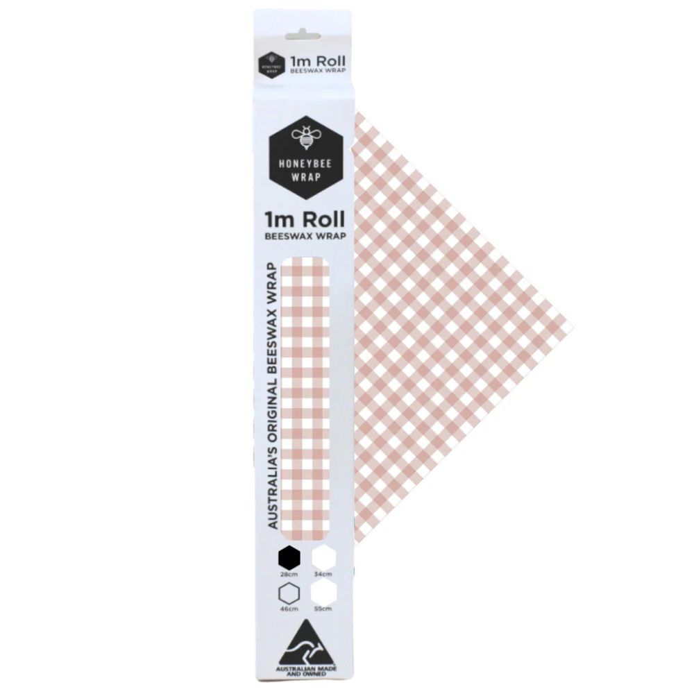 Honeybee Beeswax Wrap Roll (28cm x 100cm)