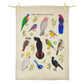 Earth Greetings Organic Cotton Tea Towel - Iconic Birds of Australia