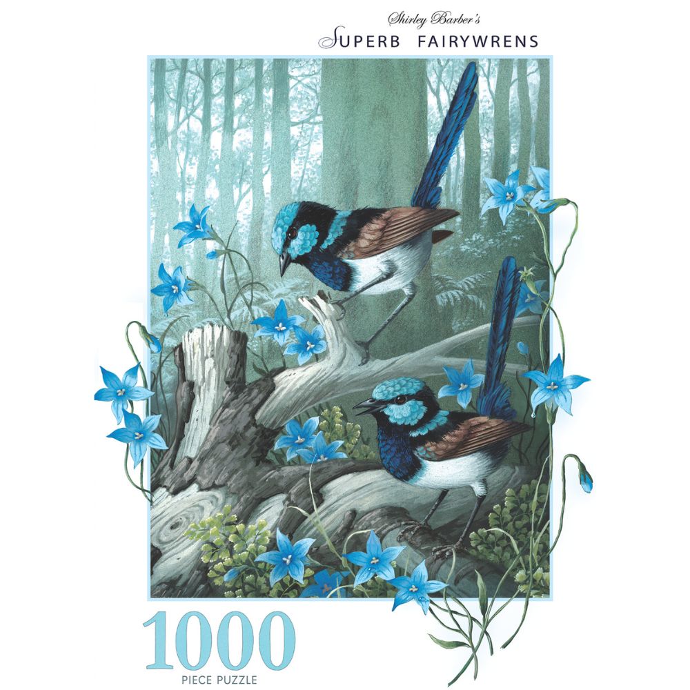 Jigsaw Puzzle 1000 Pieces - Superb Fairy Wrens