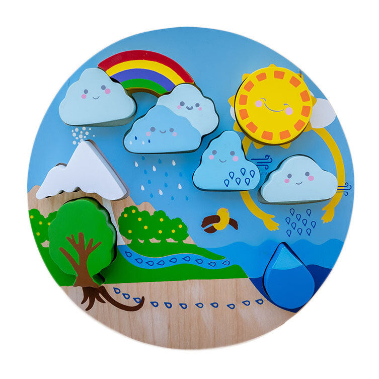Kiddie Connect Water Cycle Wooden Puzzle
