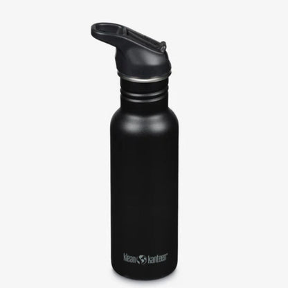 Klean Kanteen 18oz (532ml) Classic Drink Bottle w Flip Straw Sport Cap