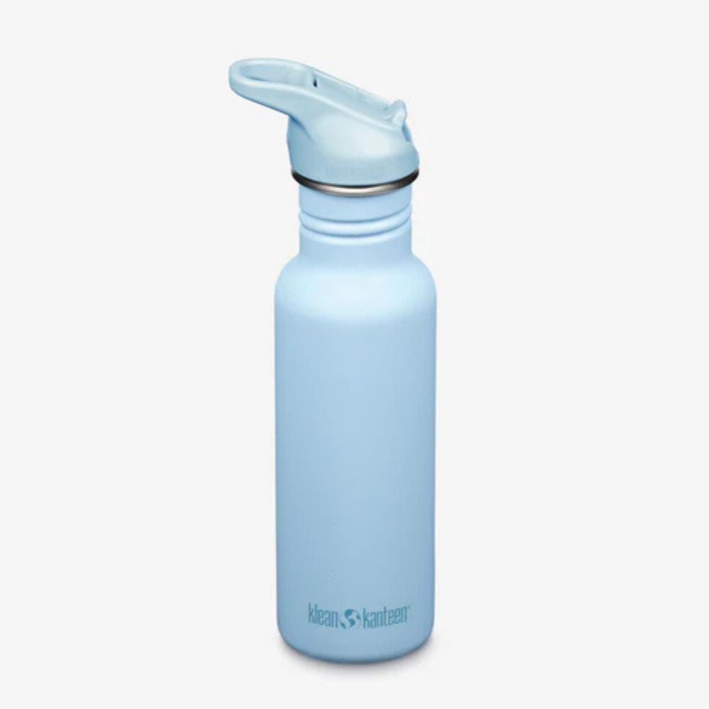 Klean Kanteen 18oz (532ml) Classic Drink Bottle w Flip Straw Sport Cap
