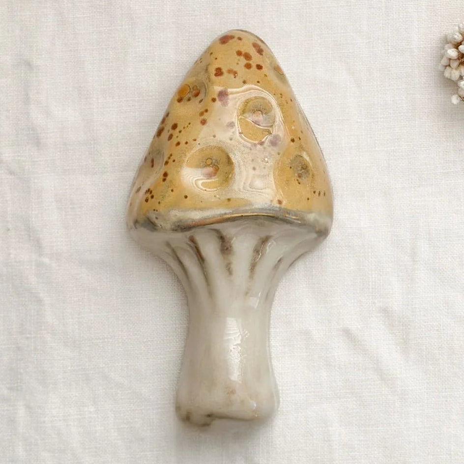 Kim Wallace Ceramic Wall Hanging - Mushroom Medium