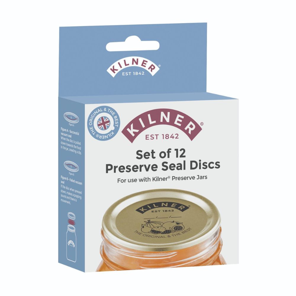 Kilner Genuine Preserve Lid Seals 12 Pack