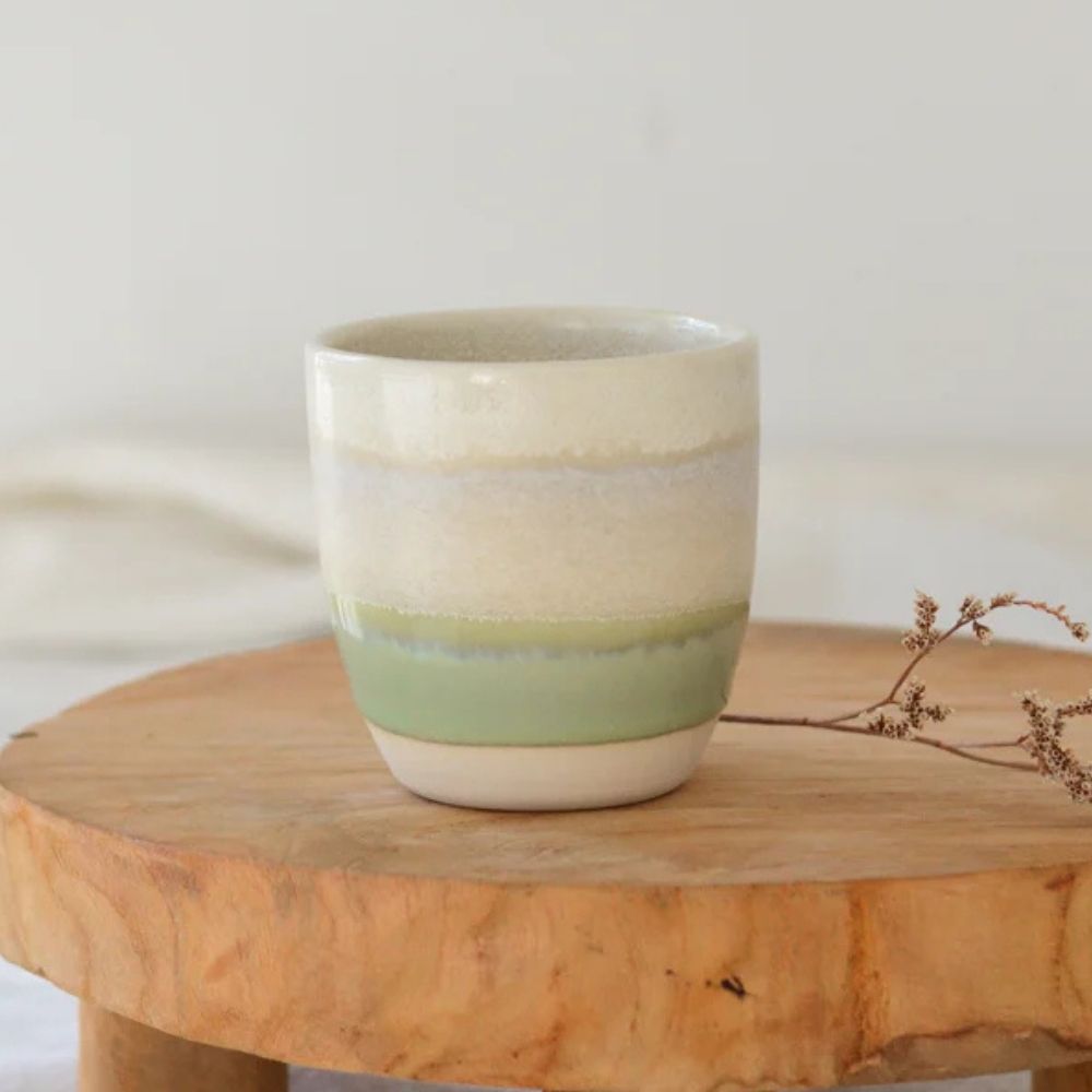 Kim Wallace Ceramic Cup 8oz - Rockpool