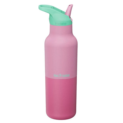 Klean Kanteen 16oz 473ml Insulated Rise Classic Stainless Steel Bottle with Flip Seal Sport Cap