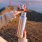 Klean Kanteen  Mirrored Stainless Steel Water Bottle w Bamboo Cap