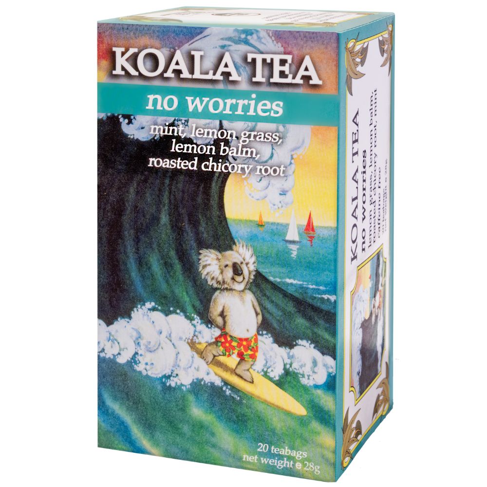 Buy Koala Tea Organic Tea Bags Koala Design (20 Pack) - No Worries Online