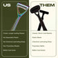 Leaf Shave 2-Blade Reusable Pivoting Safety Razor (10pk Blades)