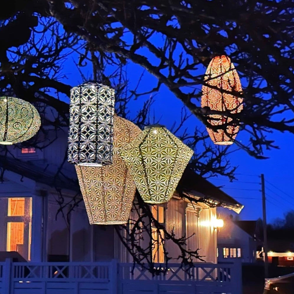 Lumiz Outdoor LED Solar Lantern - Cylinder 28cm