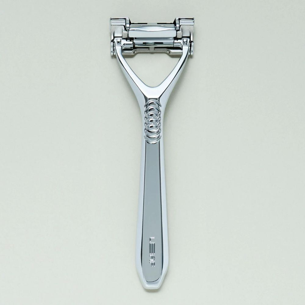 Leaf Shave 2-Blade Reusable Pivoting Safety Razor (10pk Blades)