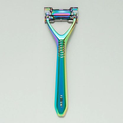 Leaf Shave 2-Blade Reusable Pivoting Safety Razor (10pk Blades)