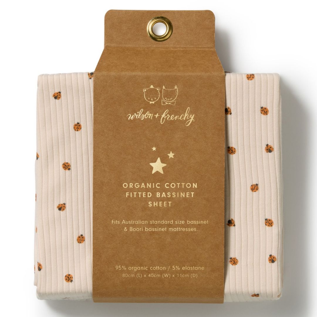 Wilson & Frenchy Organic Cotton Bassinet Sheet