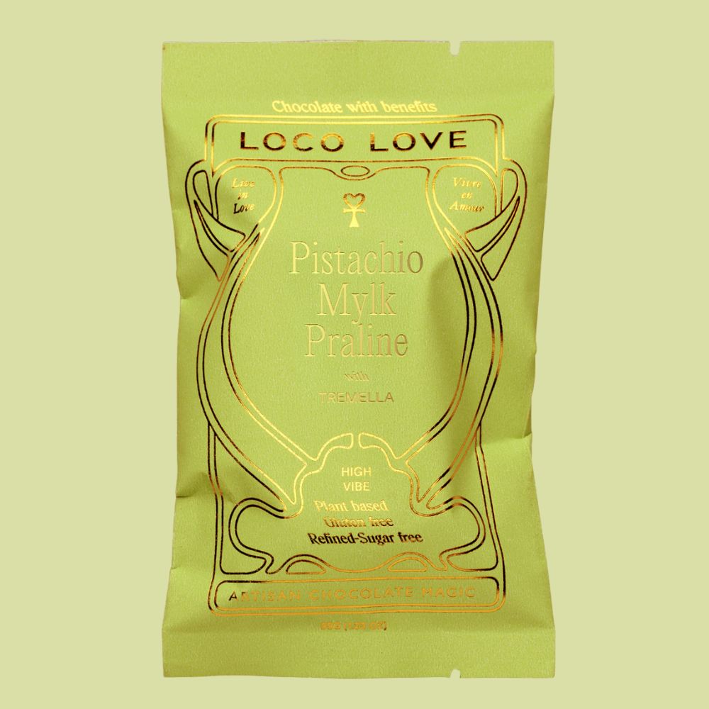 Loco Love Pistachio Mylk Praline Vegan Chocolate - Single 35g