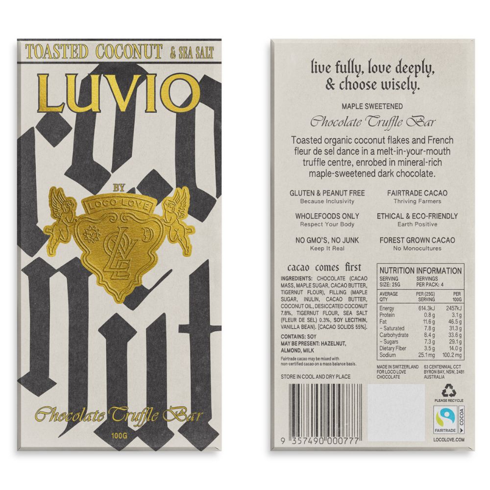 Loco Love Luvio 90g - Toasted Coconut & Sea Salt