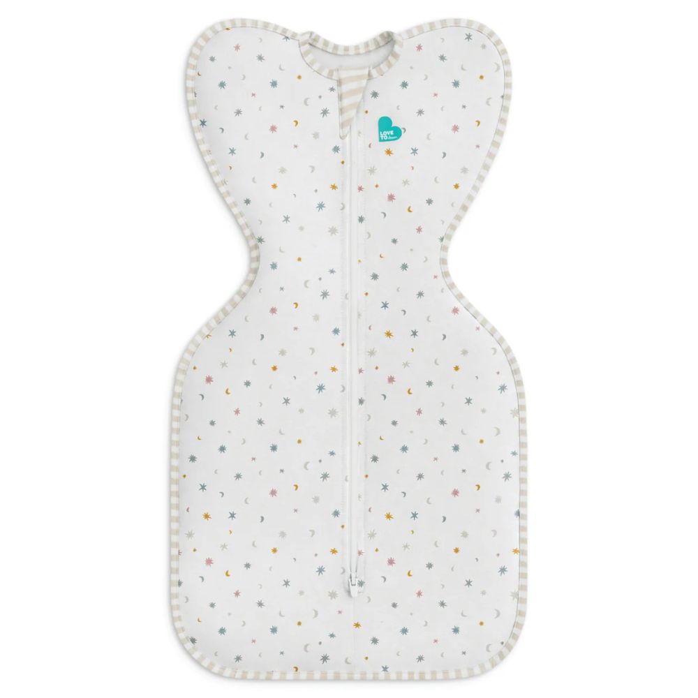 Love to Dream Swaddle Up 0.2 Tog Organic Stretch Cotton Sleeping Bag - Starlight