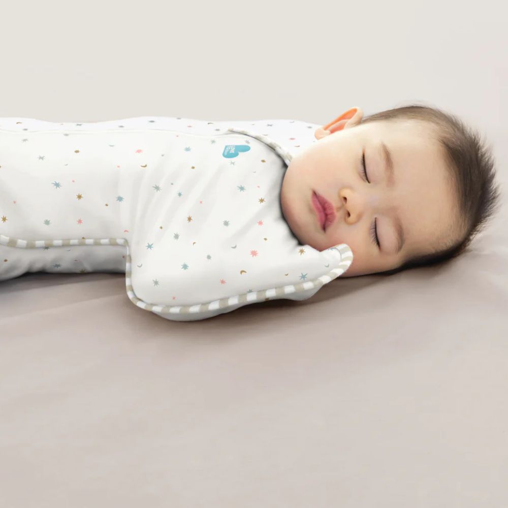 Love to Dream Swaddle Up 0.2 Tog Organic Stretch Cotton Sleeping Bag - Starlight