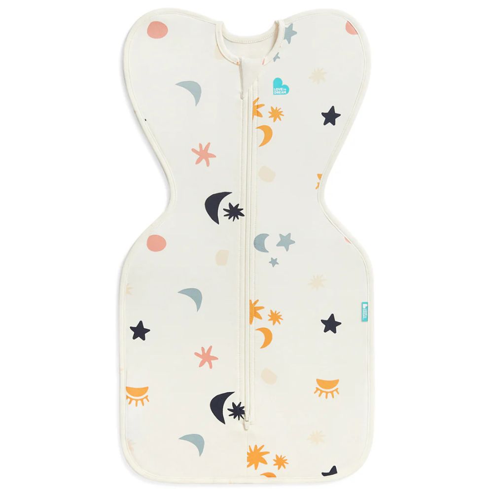 Love to Dream Swaddle Up 1.0 Tog Organic Stretch Cotton Sleeping Bag - Lunar