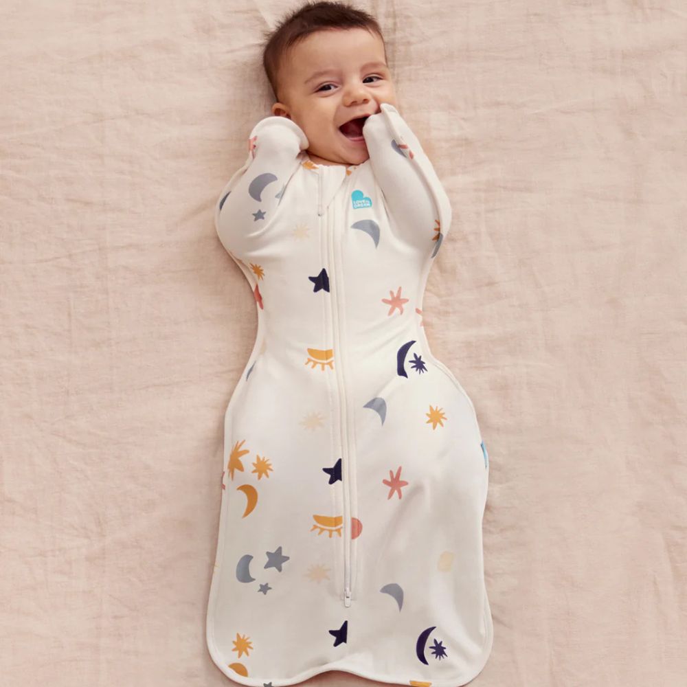 Love to Dream Swaddle Up 1.0 Tog Organic Stretch Cotton Sleeping Bag - Lunar
