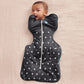 Love to Dream Swaddle Up 2.5 Tog Quilted Organic Cotton & Merino Sleeping Bag - Lamb's Best Friend (Charcoal)