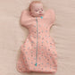 Love to Dream Swaddle Up 2.5 Tog Quilted Organic Cotton & Merino Sleeping Bag - Lamb's Best Friend (Rose)