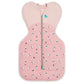 Love to Dream Swaddle Up 2.5 Tog Quilted Organic Cotton & Merino Sleeping Bag - Lamb's Best Friend (Rose)