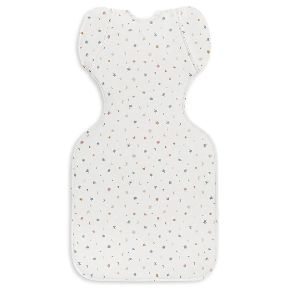 Love to Dream Swaddle Up Transition Bag 0.2 Tog Organic Stretch Cotton Sleeping Bag - Starlight