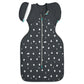 Love to Dream Swaddle Up Transition Bag 2.5 Tog Quilted Organic Cotton & Merino Sleeping Bag - Lamb's Best Friend (Charcoal)