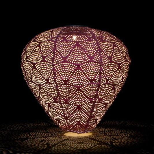 Lumina Outdoor LED Solar Lantern - Purple Balloon 30cm