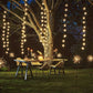 Lumina Outdoor Starburst Chain Lights - Solar Powered