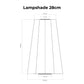Lumiz Outdoor LED Solar Lantern - Lampshade 28cm