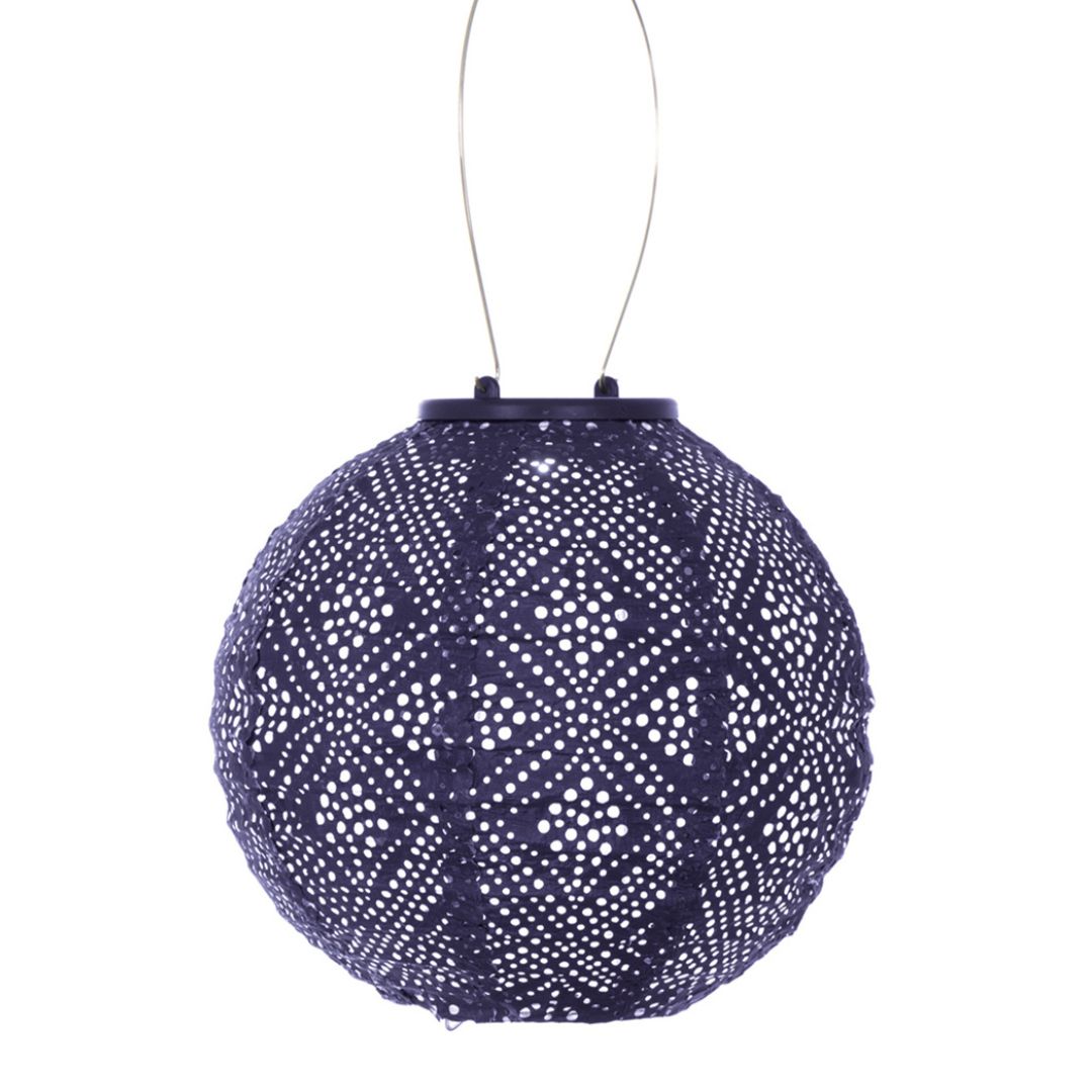 Lumiz Outdoor LED Solar Lantern - Round 20cm