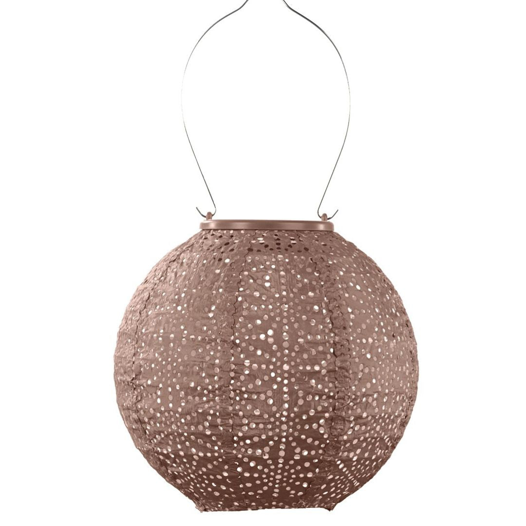 Lumiz Outdoor LED Solar Lantern - Round 20cm